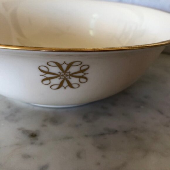 LENOX AVON Very Best President's Club Bowl Hand Decorated 24 kt Gold Fin… - Picture 10 of 15